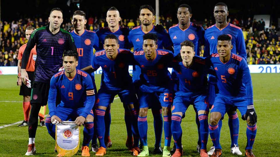 Mannschaftsfoto für Kolumbien