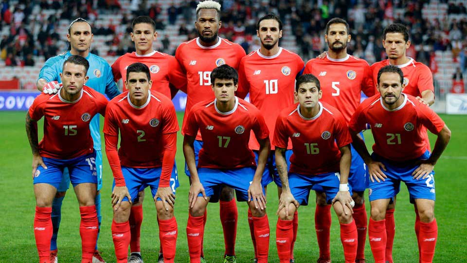 Mannschaftsfoto für Costa Rica
