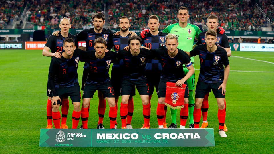 Mannschaftsfoto für Kroatien