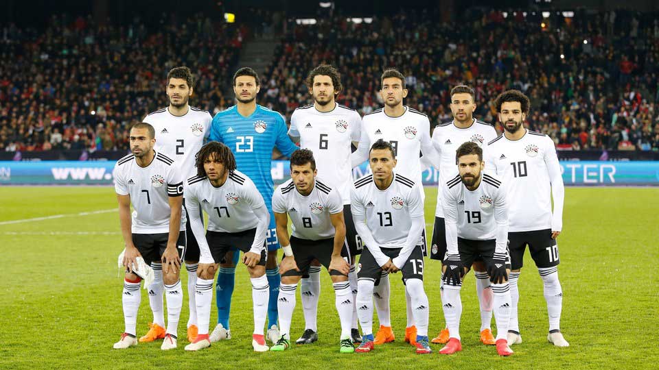 Mannschaftsfoto für Ägypten