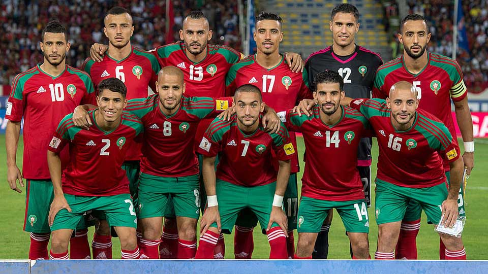 Mannschaftsfoto für Marokko