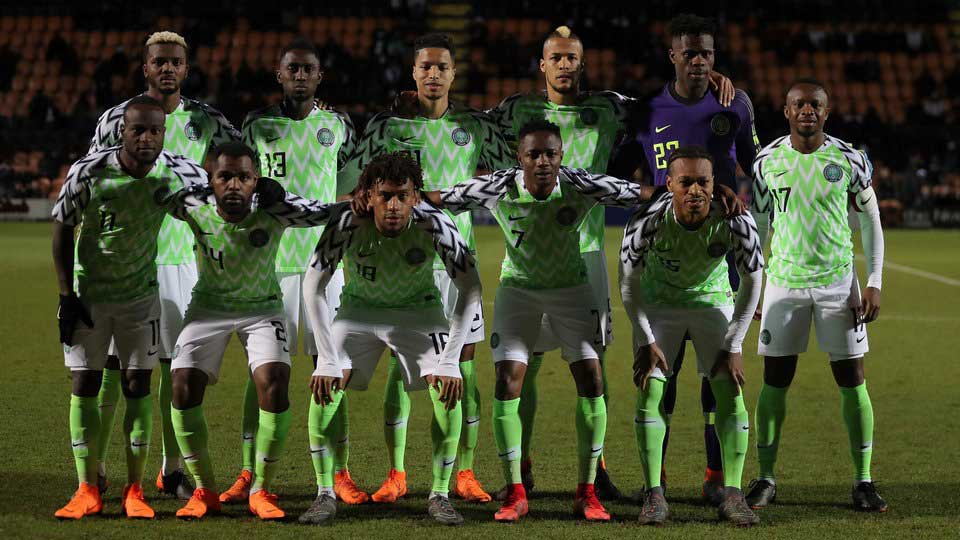 Mannschaftsfoto für Nigeria