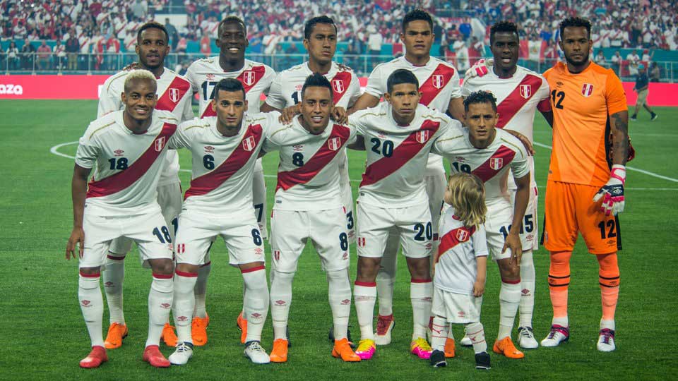 Mannschaftsfoto für Peru