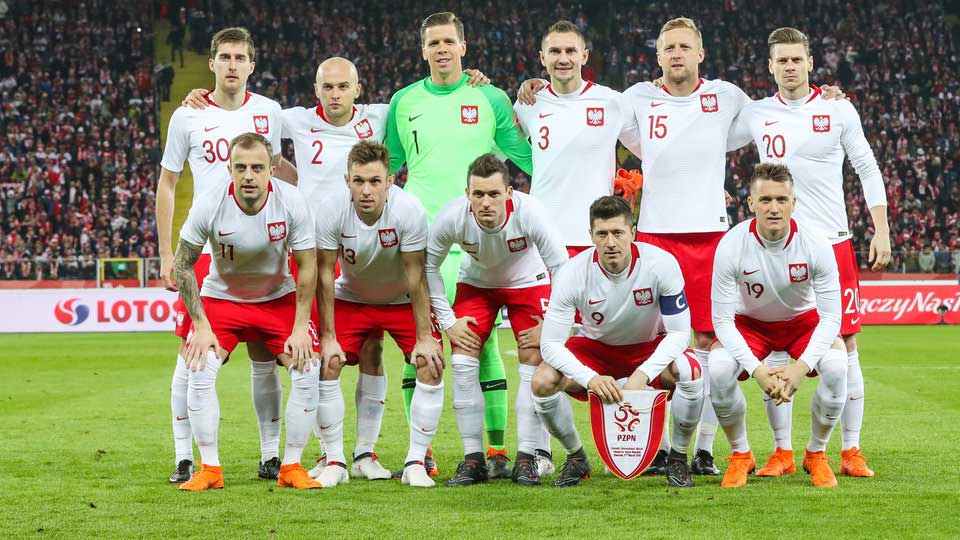Mannschaftsfoto für Polen