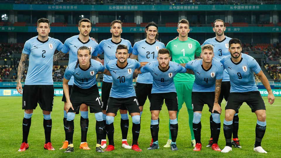 Mannschaftsfoto für Uruguay